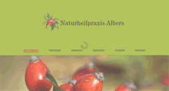 Desktop Screenshot of naturheilpraxis-albers.de